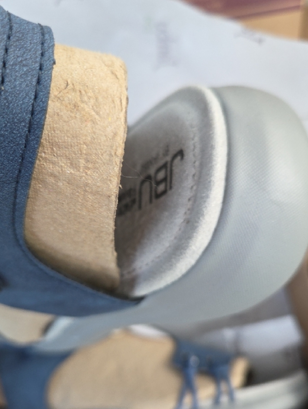 Jambu Blue and Tan Women's Sandals - Picture 5 of 10